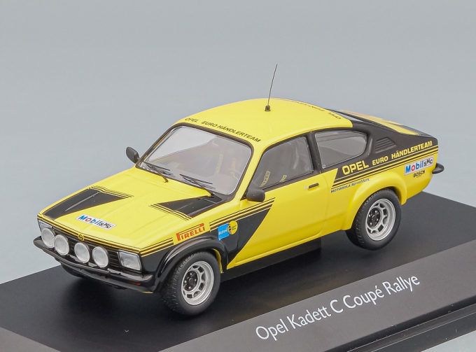 OPEL Kadett C Coupe Rallye, yellow / black