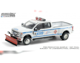 FORD F-350 Dually "New York City Police Department" (NYPD) with Snow Plow (снегоуборочная) 2019