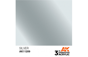 Краска акриловая 3rd Generation Silver 17ml