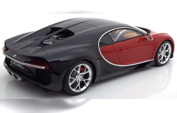 BUGATTI Chiron, rot/schwarz