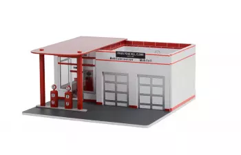 ACCESSORIES Set Officina Garage Mechanic's Corner Pikes Peak Station, White Red