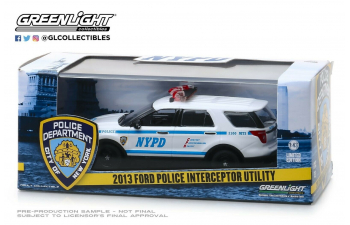 FORD Explorer Police Interceptor Utility "New York City Police Department" (NYPD) 2013