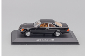 MERCEDES-BENZ 500 SEC (1981), Mercedes-Benz Offizielle Modell-Sammlung 33, black