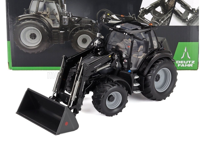 DEUTZ-FAHR 6150.4 Ttv Tractor Warrior With Fz 47-23 Front Loader (2018), Black
