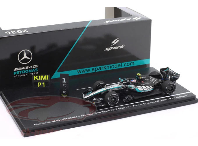 MERCEDES-BENZ AMG F1 W17 E Performance №12 Pole Position & Winner Chinese GP (Shanghai) Formula 1 Andrea Kimi Antonelli (2026)