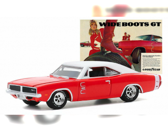 DODGE Charger Wide Boots GT "The low, wide look of action from Goodyear" 1969