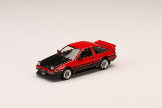 TOYOTA Sprinter Trueno GT APEX (AE86) Late Ver. JDM Style Carbon Bonnet, red/black