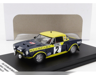 FIAT 124 Abarth (night Version) №2 Rally Montecarlo (1976) Maurizio Verini - Francesco Rossetti, Blue Yellow