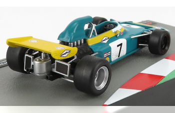 BRABHAM F1 Bt34 №7 Season (1971) Graham Hill, Blue Yellow