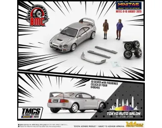 TOYOTA Celica GT Four-ID with Figures, silver