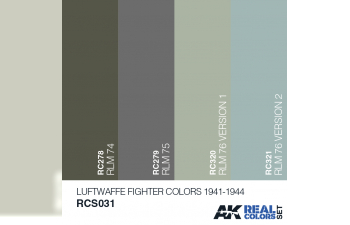 Набор реалистичных красок LUFTWAFFE FIGHTER COLORS 1941-1944