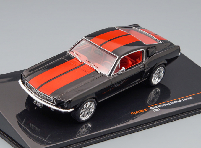 FORD Mustang Fastback Custom (1967), black red