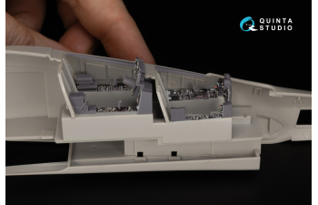 3D Декаль интерьера кабины RF-4C Phantom II (late с DMAS) (Hasegawa) (малая версия) (с 3D-печатными деталями)