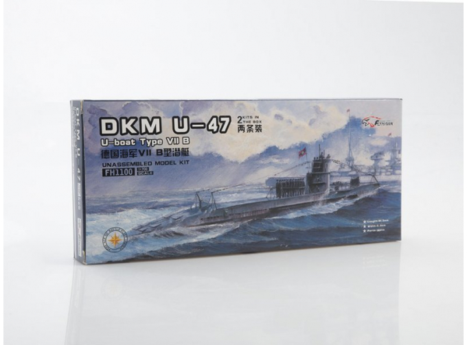 Сборная модель U-boat Type VII B DKM U-47