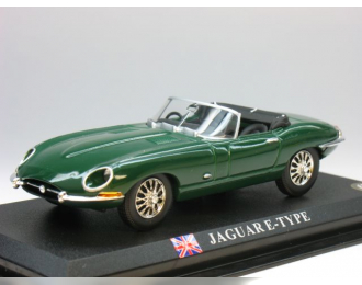 JAGUAR E-Type, CAR collection, зеленый