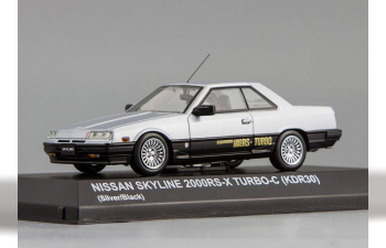 NISSAN Skyline 2000 RS-X TURBO-C (KDR30), silver / black