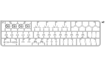 Сборная модель M3 Stuart Hybrid Military 1945