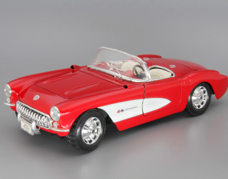 CHEVROLET Corvette (1957), red