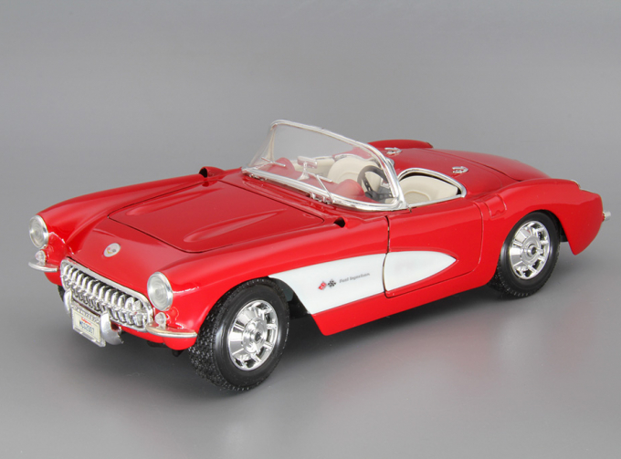 CHEVROLET Corvette (1957), red