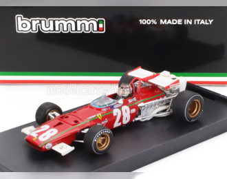 FERRARI F1 312b N 28 Belgium Gp (1970) Ignazio Giunti - With Driver Figure, Red White