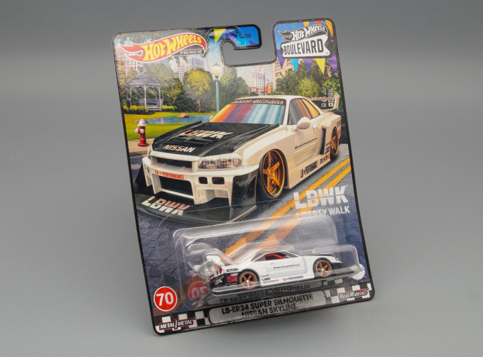 NISSAN Skyline LB-ER34 Super Silhouette, White