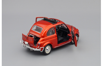 FIAT 500, orange metallic