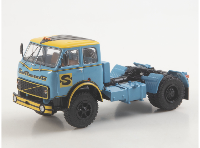 МАЗ-5429 SovTransavto седельный тягач, голубой / желтый