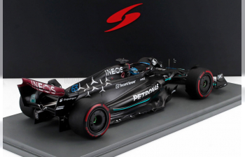 MERCEDES-BENZ-AMG F1 F1 W14 Team MERCEDES-AMG PETRONAS FORMULA ONE №63 3rd Spain GP George Russell (2023), matt black 