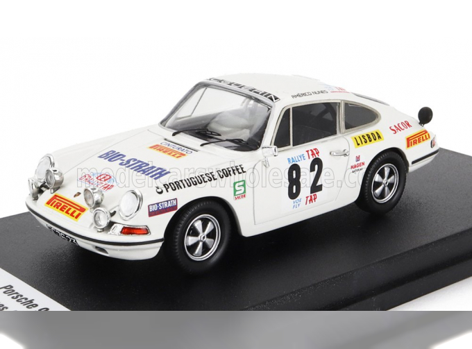 PORSCHE 911s (night Version) №82 Tap Rally (1972) A.Nunes - A.Morais, White