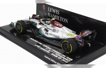 MERCEDES GP F1 W13e Team Mercedes-amg Petronas F1 N44 Miami Gp (2022) Lewis Hamilton, Silver Green