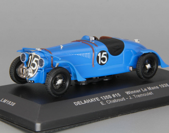 DELAHAYE 135S 15 Winner Le Mans E.Chaboud - J.Tremoulet (1938), blue