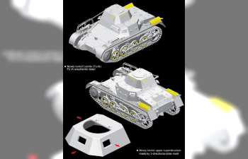 Сборная модель Leichte (Funk) Pz.Kpfw.I Ausf.A