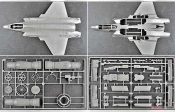 Сборная модель F-35C Lightning