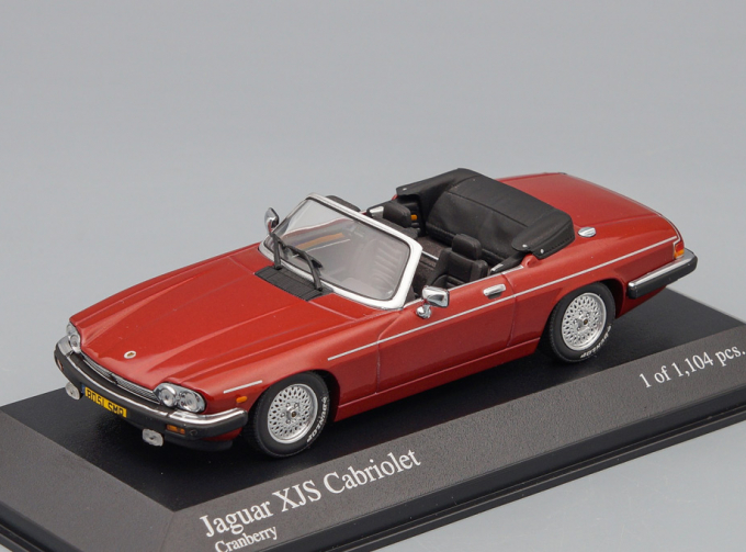 JAGUAR XJS Cabriolet 1980, red metallic