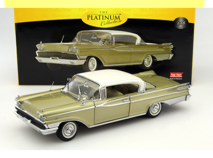 MERCURY Parklane Hard Top (1956), marble white/ golden beige