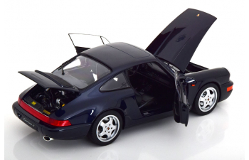 PORSCHE 911 (964) Carrera 4 Coupe (1990), dark blue metallic