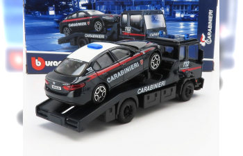 TRUCK Soccorso Stradale With ALFA ROMEO Giulia Carabinieri (2015) - Carro Attrezzi - Wrecker Road Service, Blue