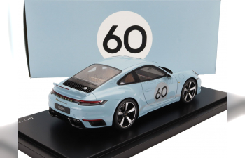 PORSCHE 911 992 Sport Classic №60 Coupe (2022) - Con Vetrina - With Showcase, Light Blue