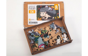 Пазл "Ёж" 20 х 15см