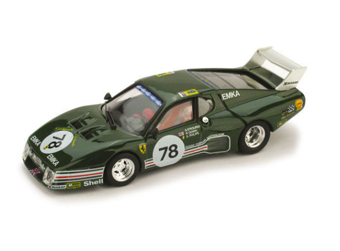 FERRARI 512 BB Scuderia EMKA Le Mans #78 (1980), green