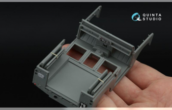 3D Декаль интерьера кабины Land Rover 88 series II family (AK Interactive) (малая версия)