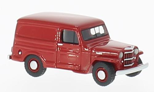 JEEP Willys Panel Van (1954), red