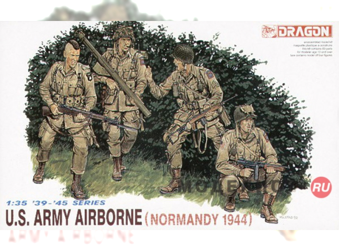 Сборная модель US Army Airbone, Normandy 1944