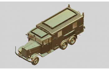 Сборная модель Krupp L3H163 Kfz.72, Германский автомобиль радиосвязи ІІ МB