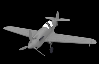 Сборная модель Curtiss P-40C(Hawk 81-A2) Fighter -AVG ’Flying Tigers’