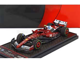 FERRARI F1  Sf-25 Team Scuderia Ferrari Hp №44 5th Monaco Gp 75th Shell Livery (2025) Lewis Hamilton, Red Black White