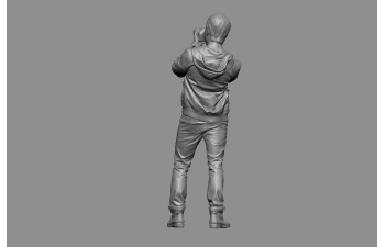 Фигурка Парень с фотоаппаратом (под покраску)