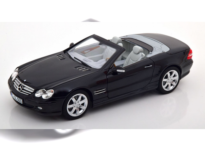 MERCEDES-BENZ SL 500 R230 Convertible (2003), black