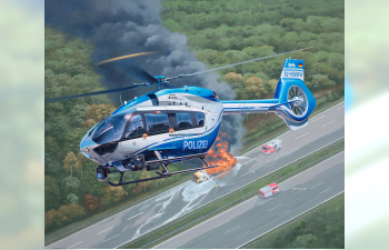 Сборная модель Вертолет Airbus Helicopters H145 немецкой полиции