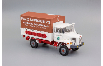 BERLIET L64 Caisse bâchée Raid Afrique 1963, beuge / brown